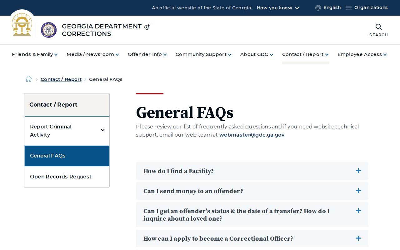 McDuffie County arrest records and Georgia corrections search guidance