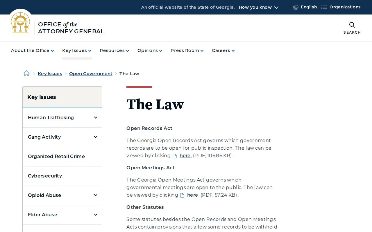 McDuffie County arrest records under the Georgia Open Records Act