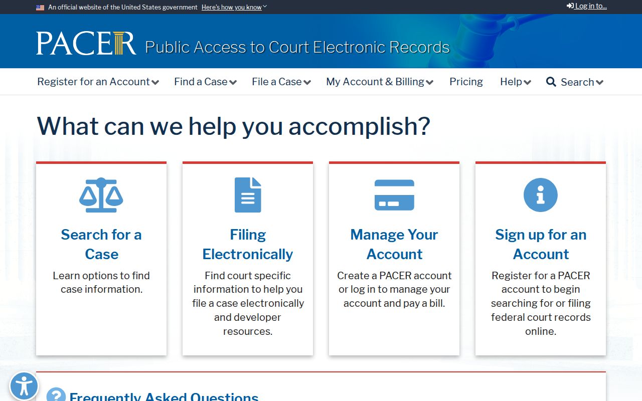 PACER federal court lookup for McDuffie County cases